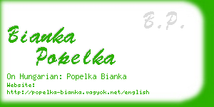 bianka popelka business card
